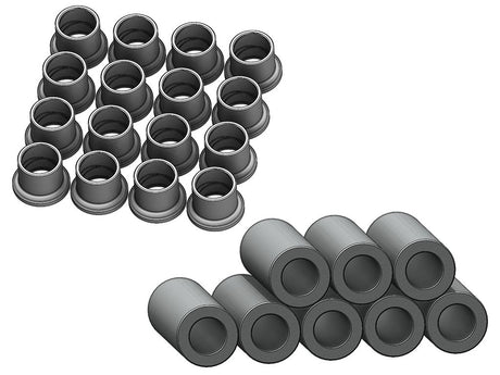 Maverick X3 Front A Arm Bushing Pins and Bushings, Full Set - CT Race Worx