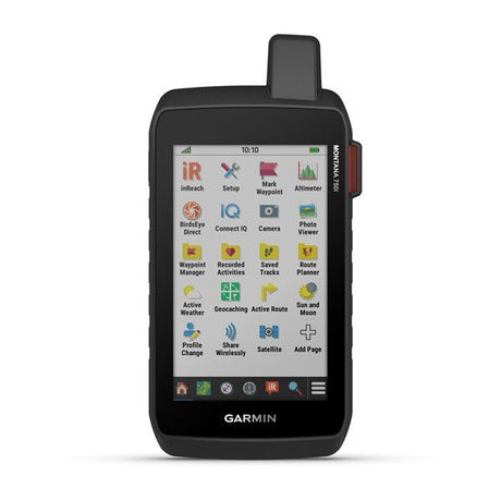 Garmin Montana 750i - All-in-one handheld GPS navigator with inReach satellite communication for outdoor enthusiasts and explorers.