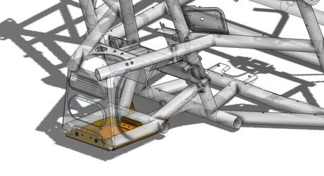 Maverick X3 Chromoly Front Diff Tray - CT Race Worx