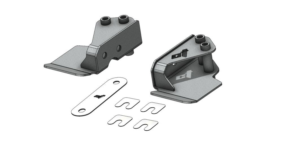 Polaris Pro R Differential Brackets - CT Race Worx