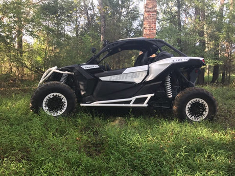 Maverick X3 Rock Slider/Nerf Bars - Robust rock sliders/nerf bars designed for Can-Am Maverick X3 vehicles, providing undercarriage protection and off-road functionality.