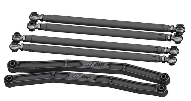 Maverick X3 64" High Clearance WORX Series Billet Radius Rod Kit - CT Race Worx
