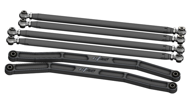 Maverick X3 72" High Clearance WORX Series Billet Radius Rod Kit - CT Race Worx
