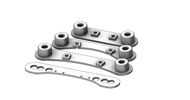 Maverick X3 Radius Rod Race Plates - CT Race Worx