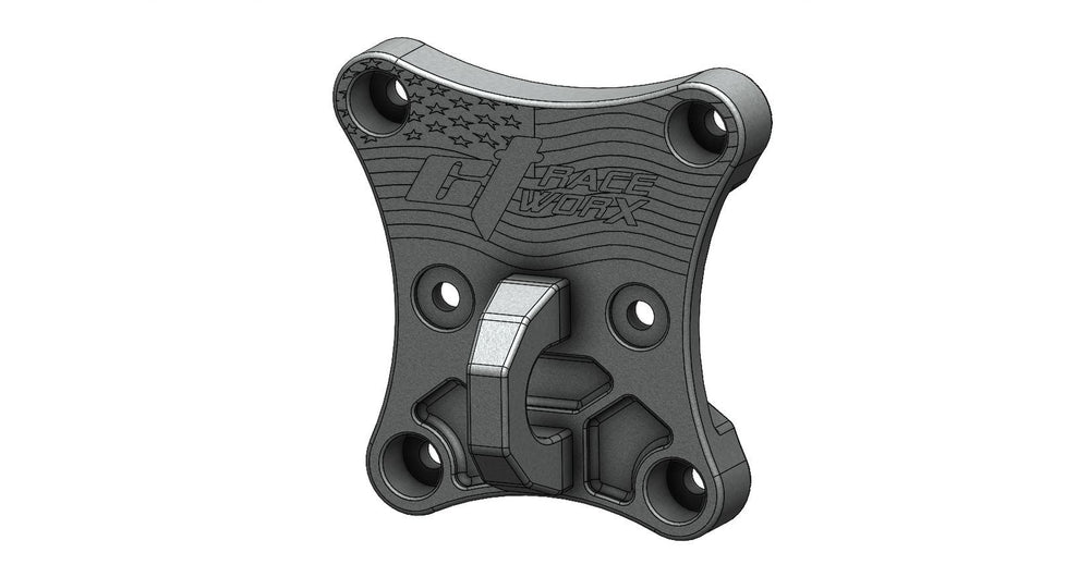 Maverick X3 Billet Proof Radius Rod Plate with Tow Ring - CT Race Worx