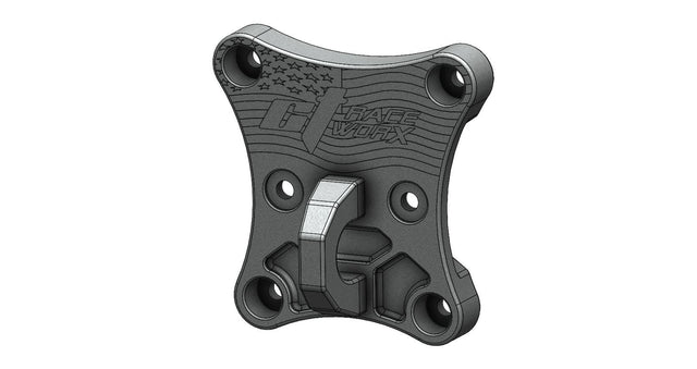 Maverick X3 Billet Proof Radius Rod Plate with Tow Ring - CT Race Worx