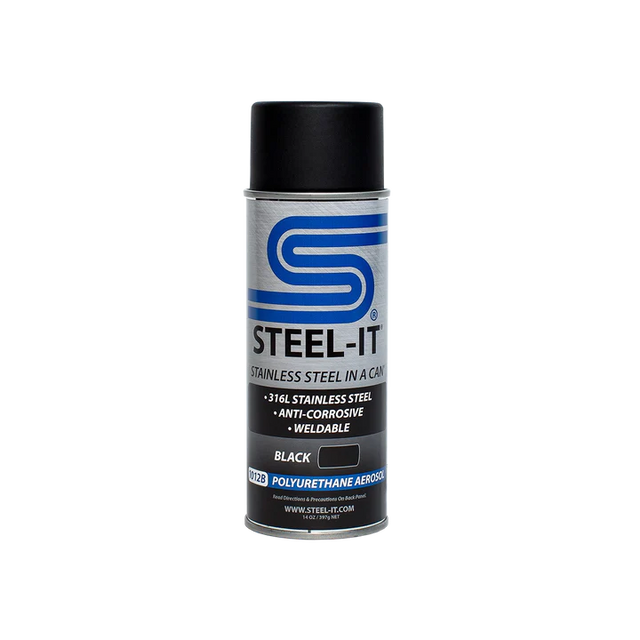 Steel-It Polyurethane Aerosol - A durable polyurethane aerosol coating by Steel-It, designed to provide corrosion resistance and protection for various metal surfaces.