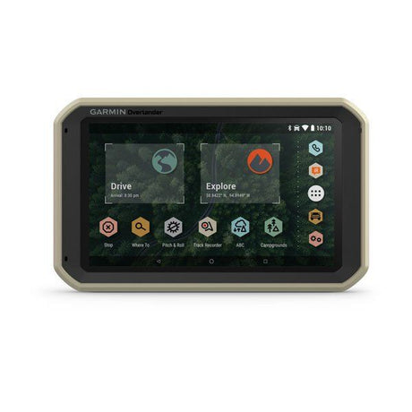Garmin Overlander - Rugged all-terrain GPS navigator designed for off-road adventures and exploration.