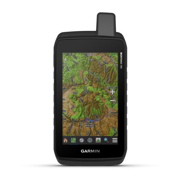Garmin Montana 700 - Rugged and versatile handheld GPS unit with touchscreen for outdoor navigation and exploration.