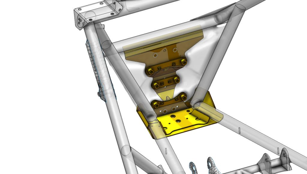 Maverick X3 Rear Radius Rod Reinforcement Plate CT Race Worx