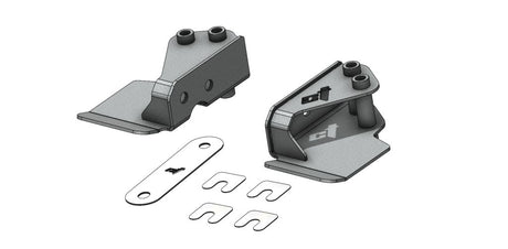 Polaris Pro R Differential Brackets - Heavy-duty differential brackets designed to enhance the durability and performance of the differential assembly in Polaris Pro R vehicles.