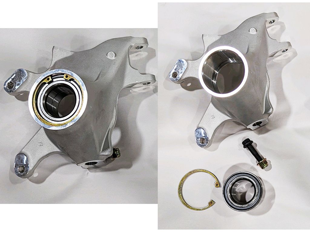 Can-Am Maverick X3 OEM Front Driver-Side Complete Spindle Assembly