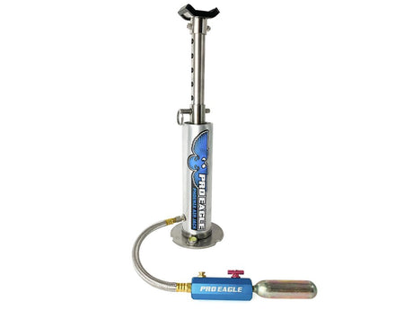 Pro Eagle Phoenix CO2 Air Jack - Pro Eagle's Phoenix CO2-powered air jack, designed for quick and effortless vehicle lifting and support in off-road situations.