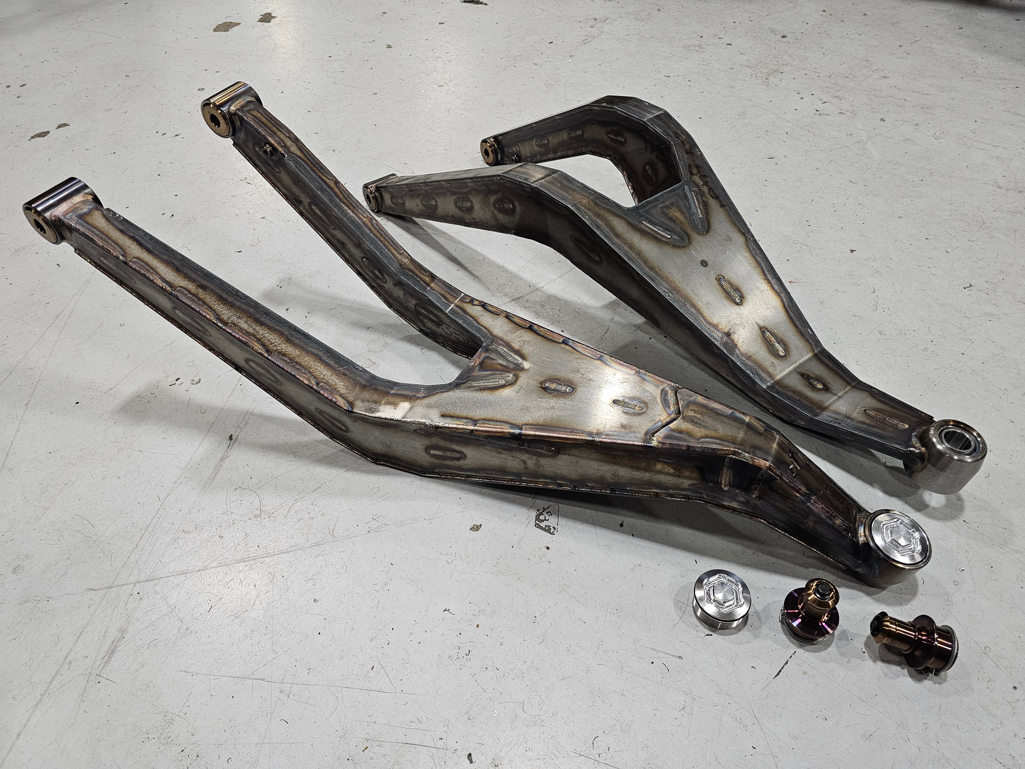 Maverick R Pro Desert Chromoly Upper A Arms — CT Race Worx