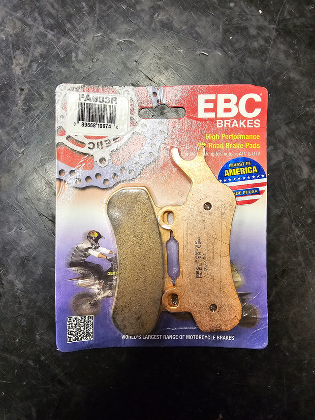 EBC X3 Brake Pads, RH, Front or Rear