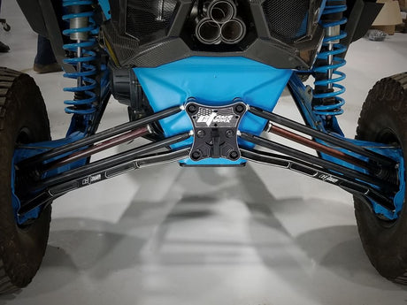 Maverick X3 72" Billet Proof Lower Radius Rods - High-strength billet lower radius rod kit designed for Can-Am Maverick X3 vehicles with a 72" width, ensuring rugged off-road performance.